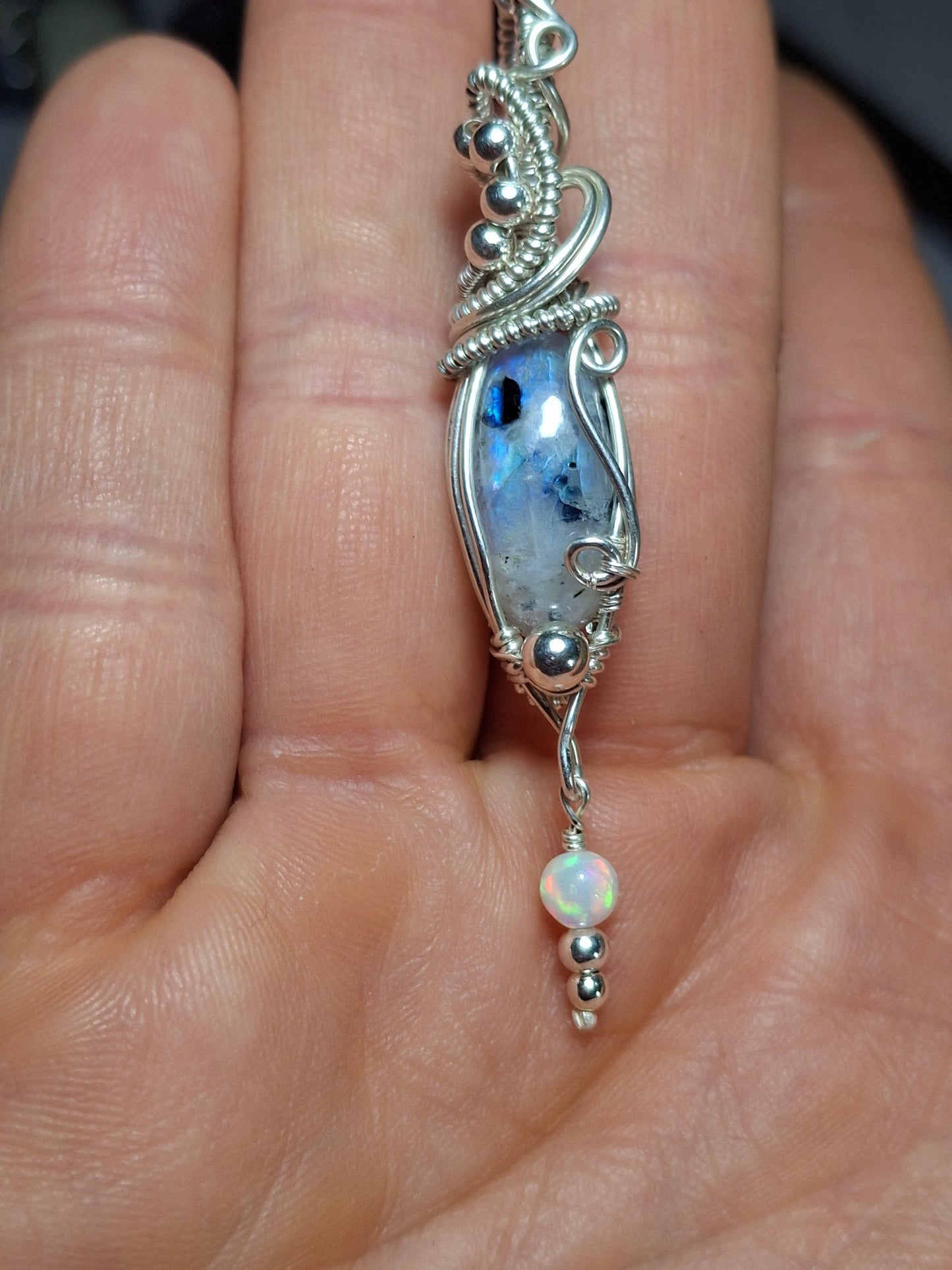 Moonstone and opal
