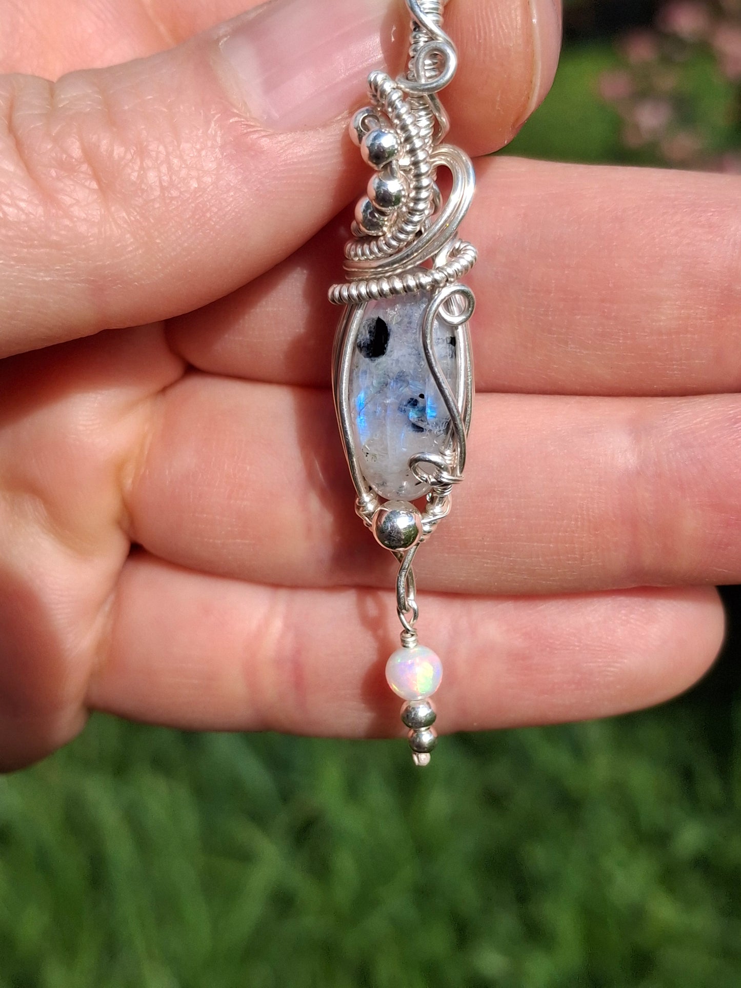 Moonstone and opal