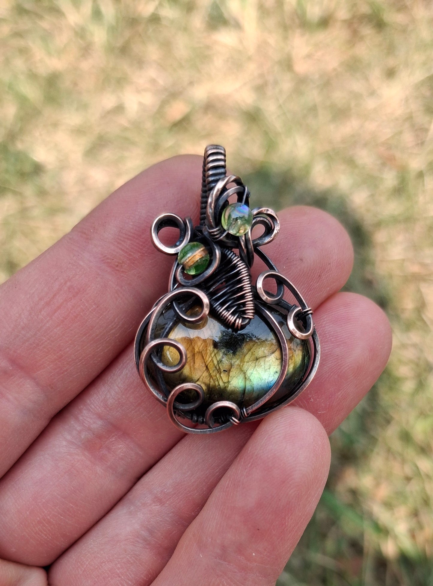 Labradorite pumpkin