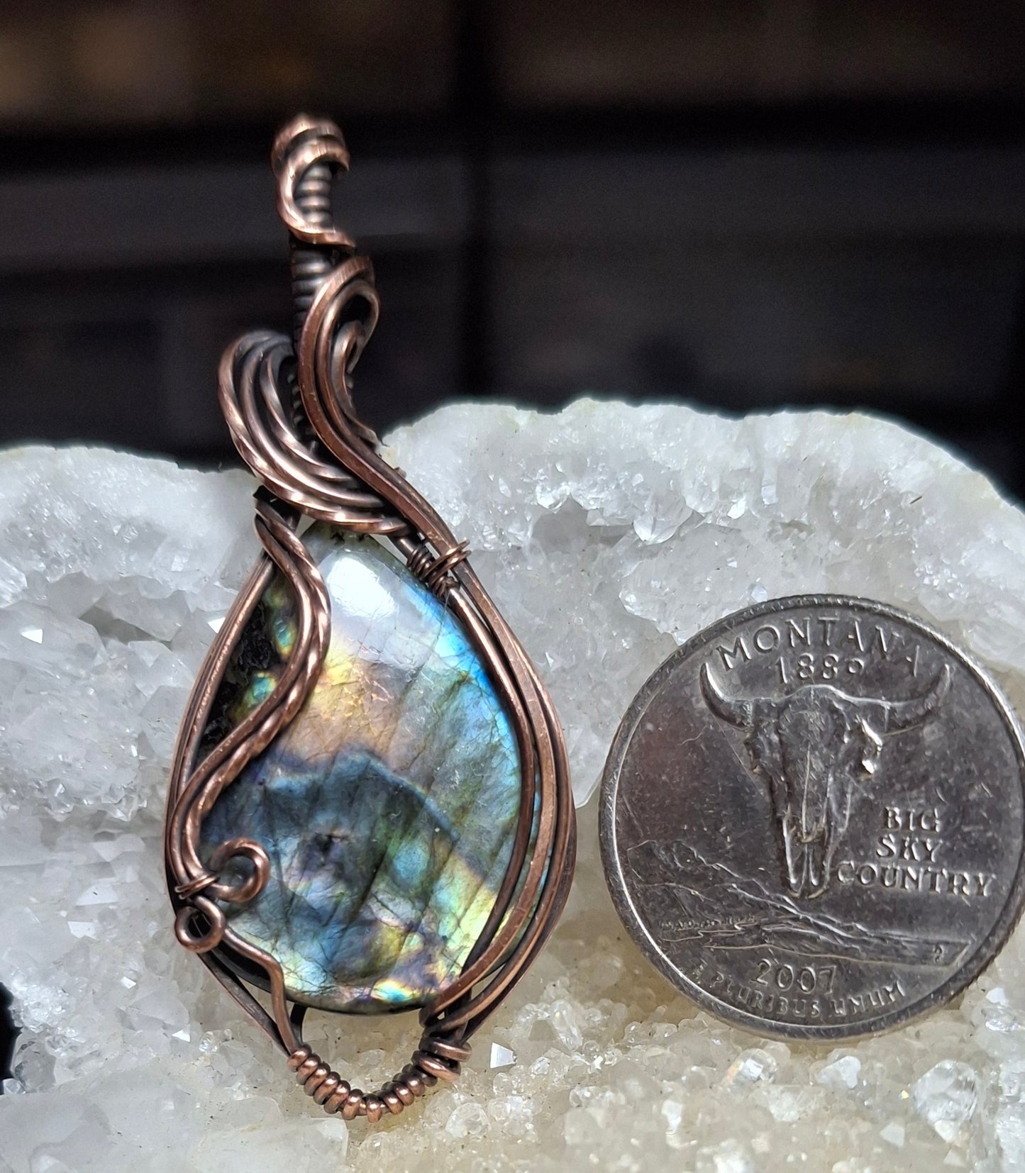 Rainbow labradorite