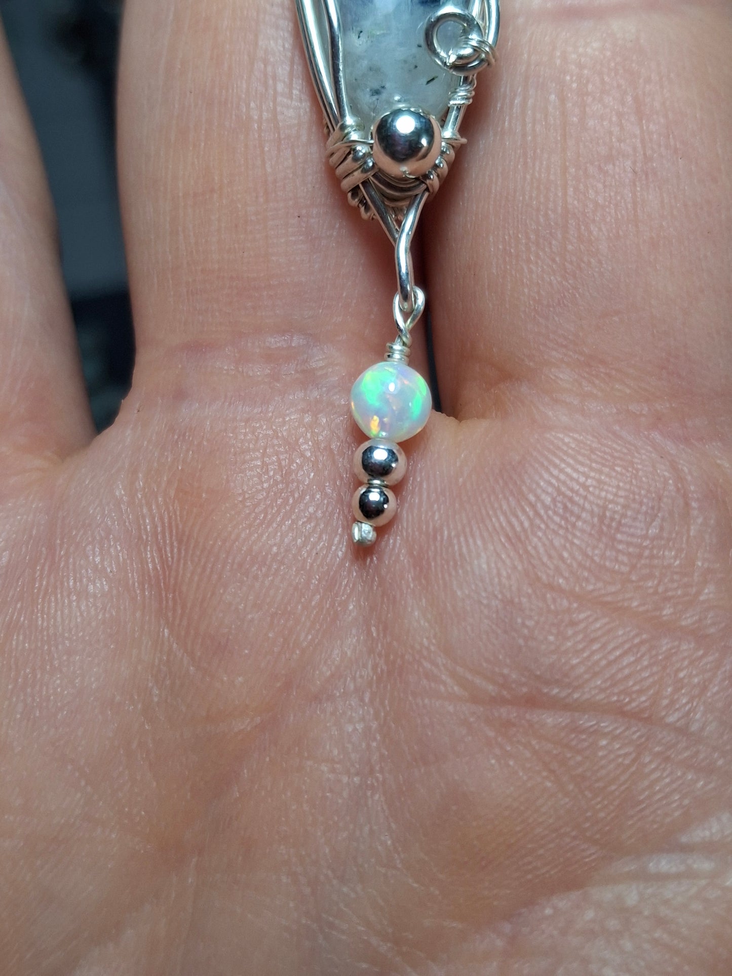 Moonstone and opal