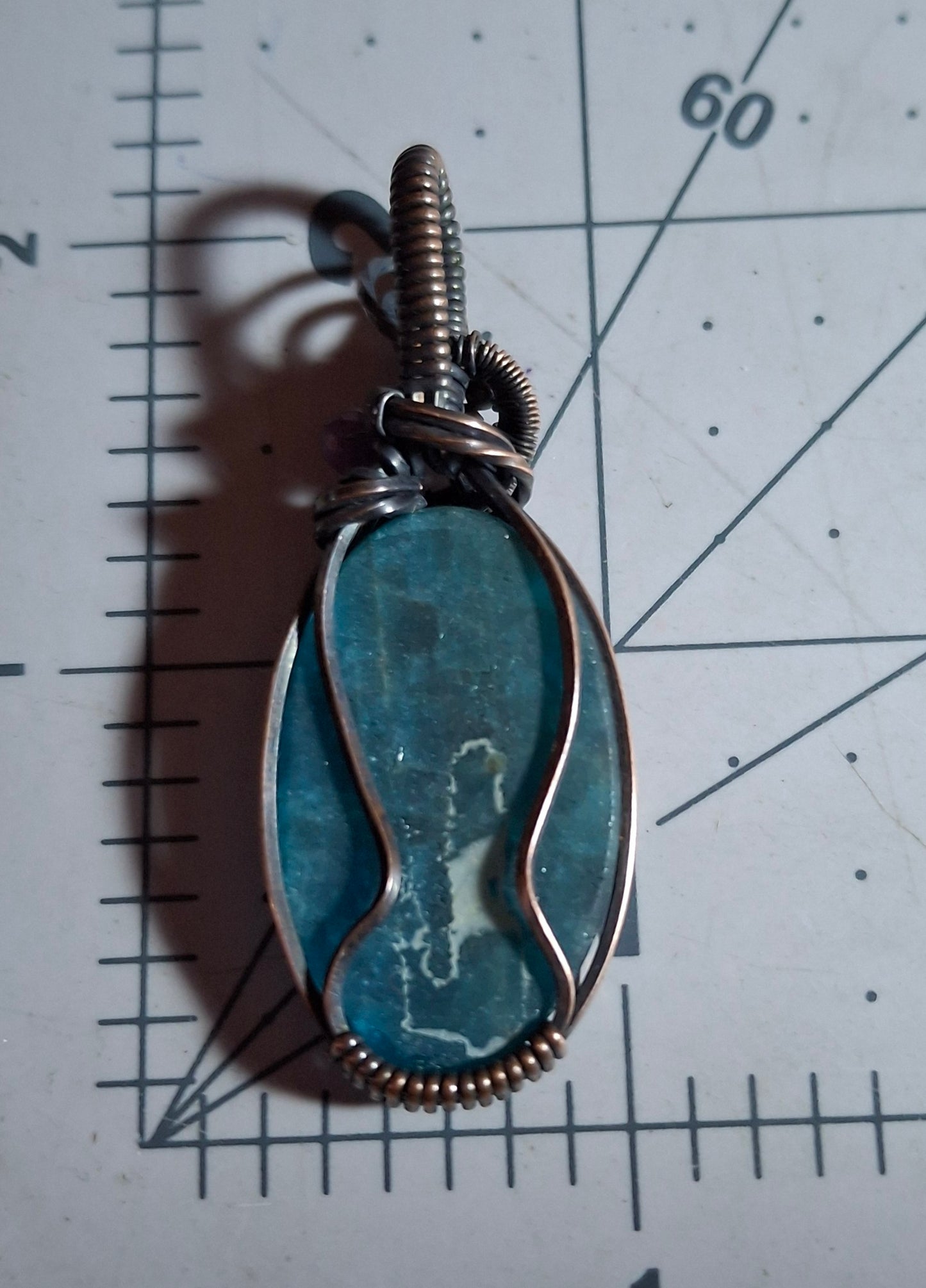 Blue apatite