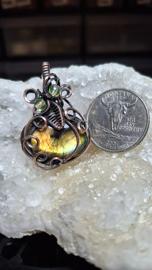 Labradorite pumpkin