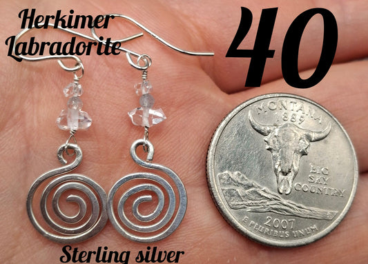 Herkimer and labradorite