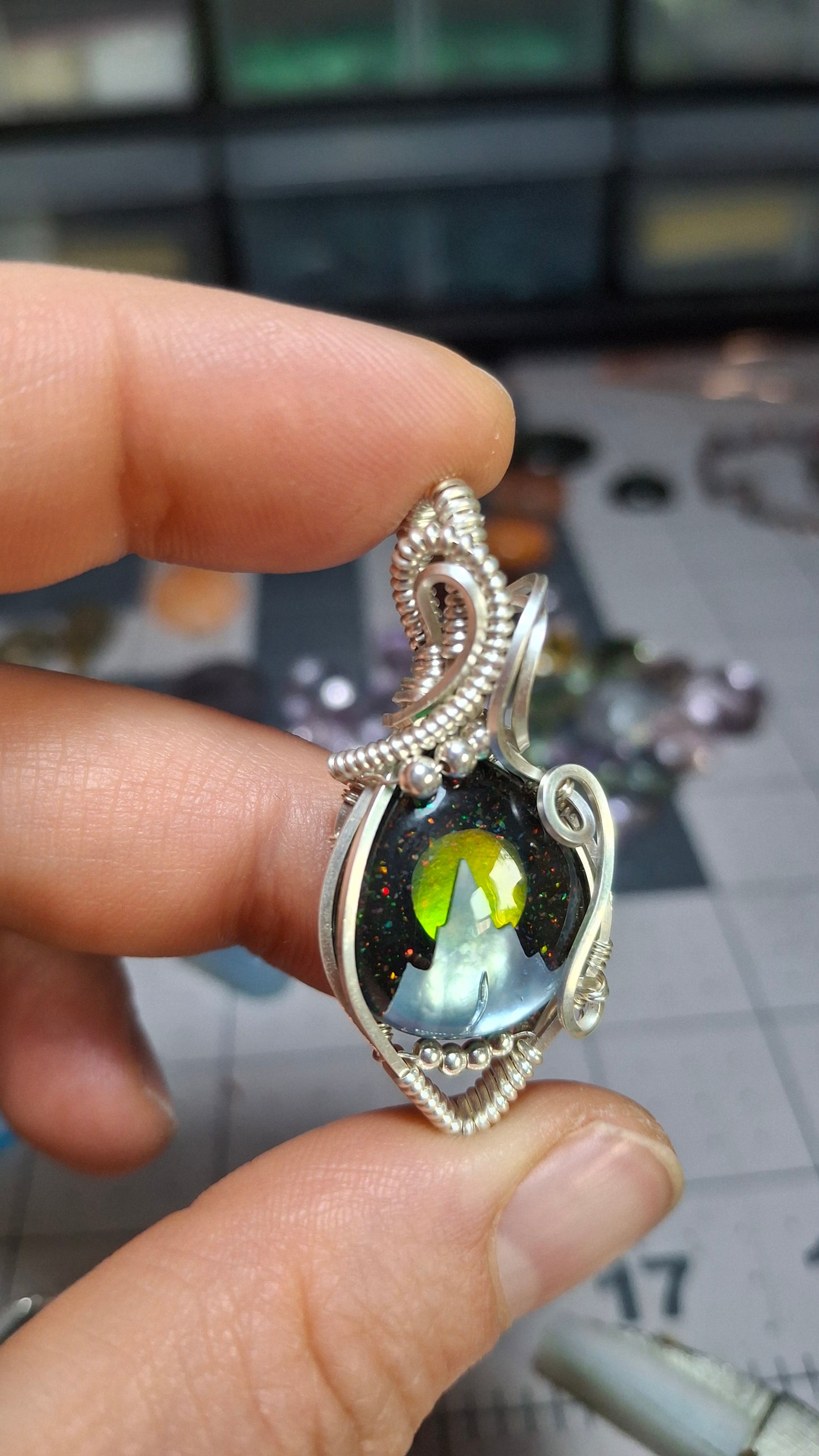 Aura opal triplet