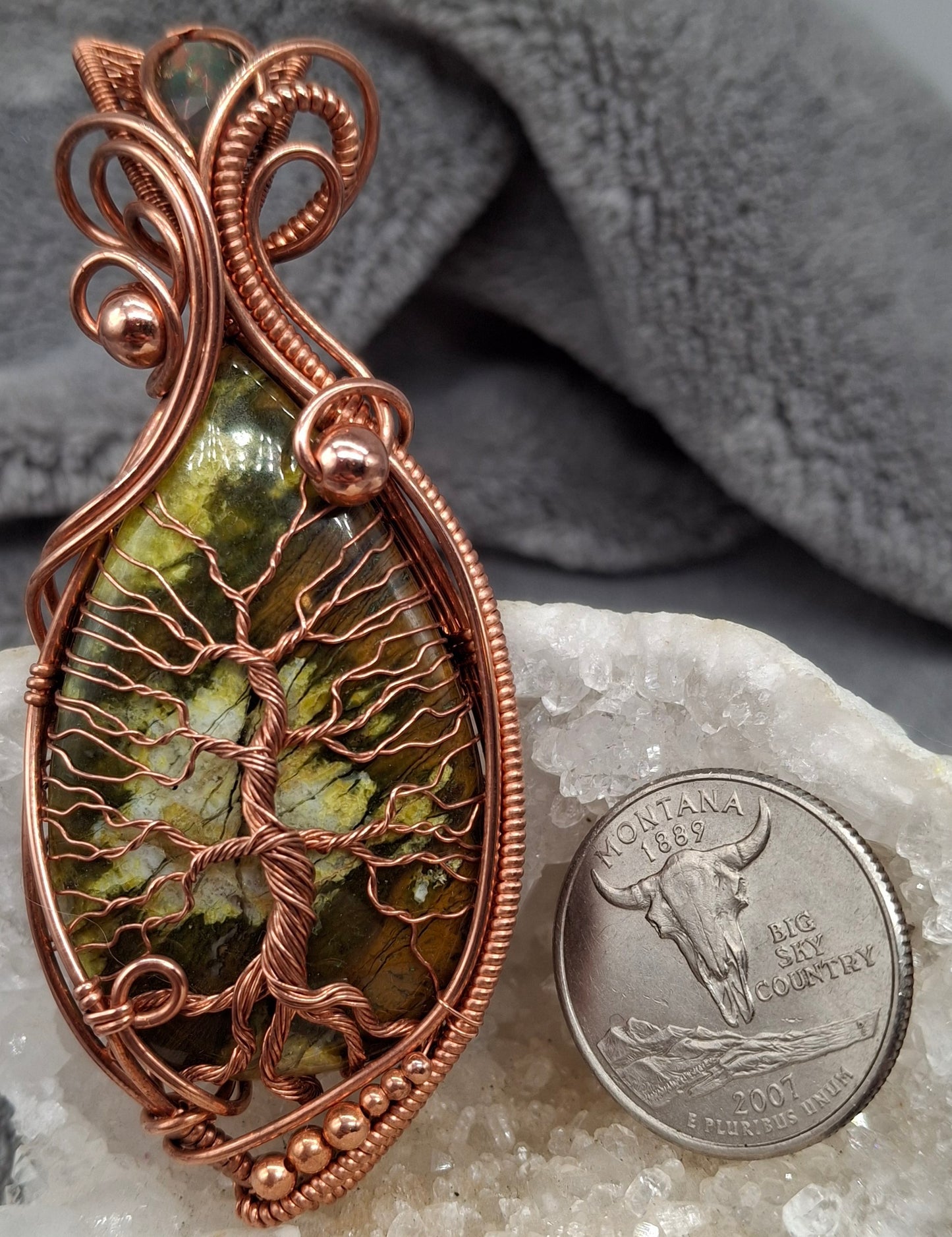 Green opal tree