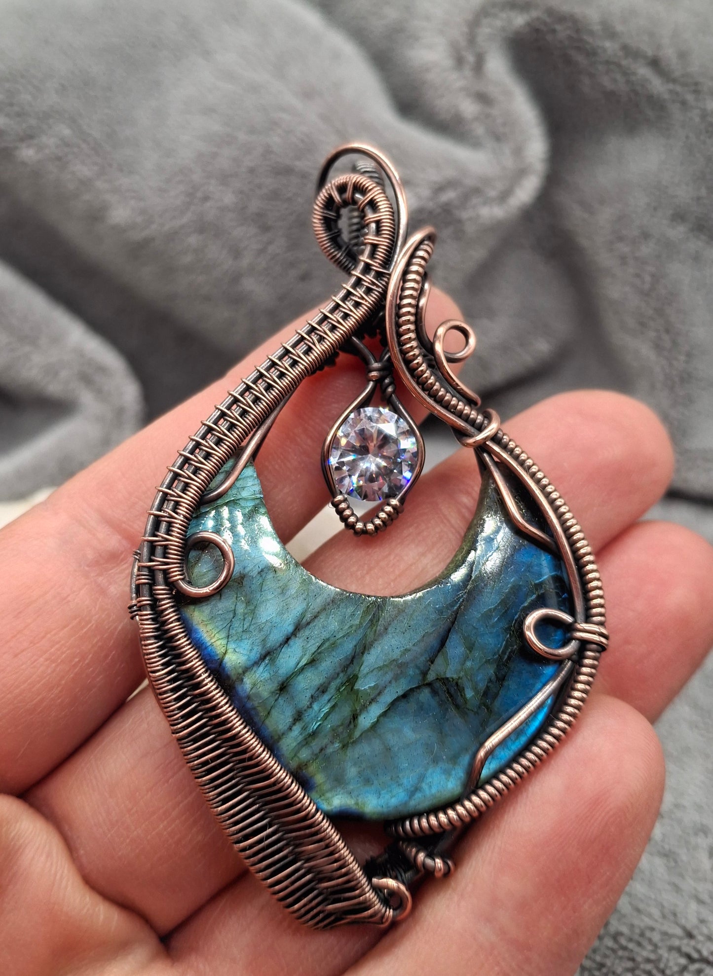 Labradorite and CZ