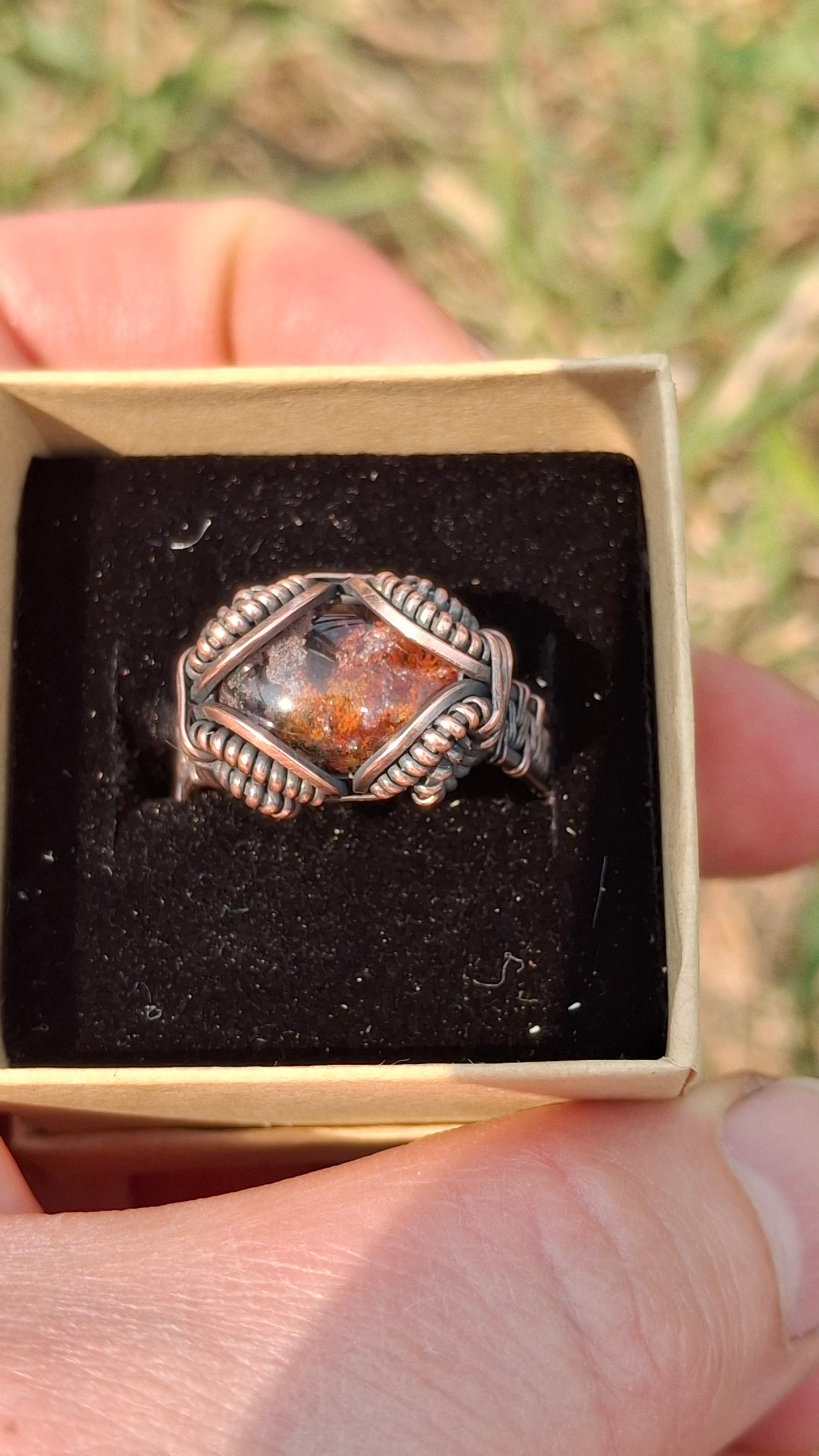 Garden quartz ring SIZE 11
