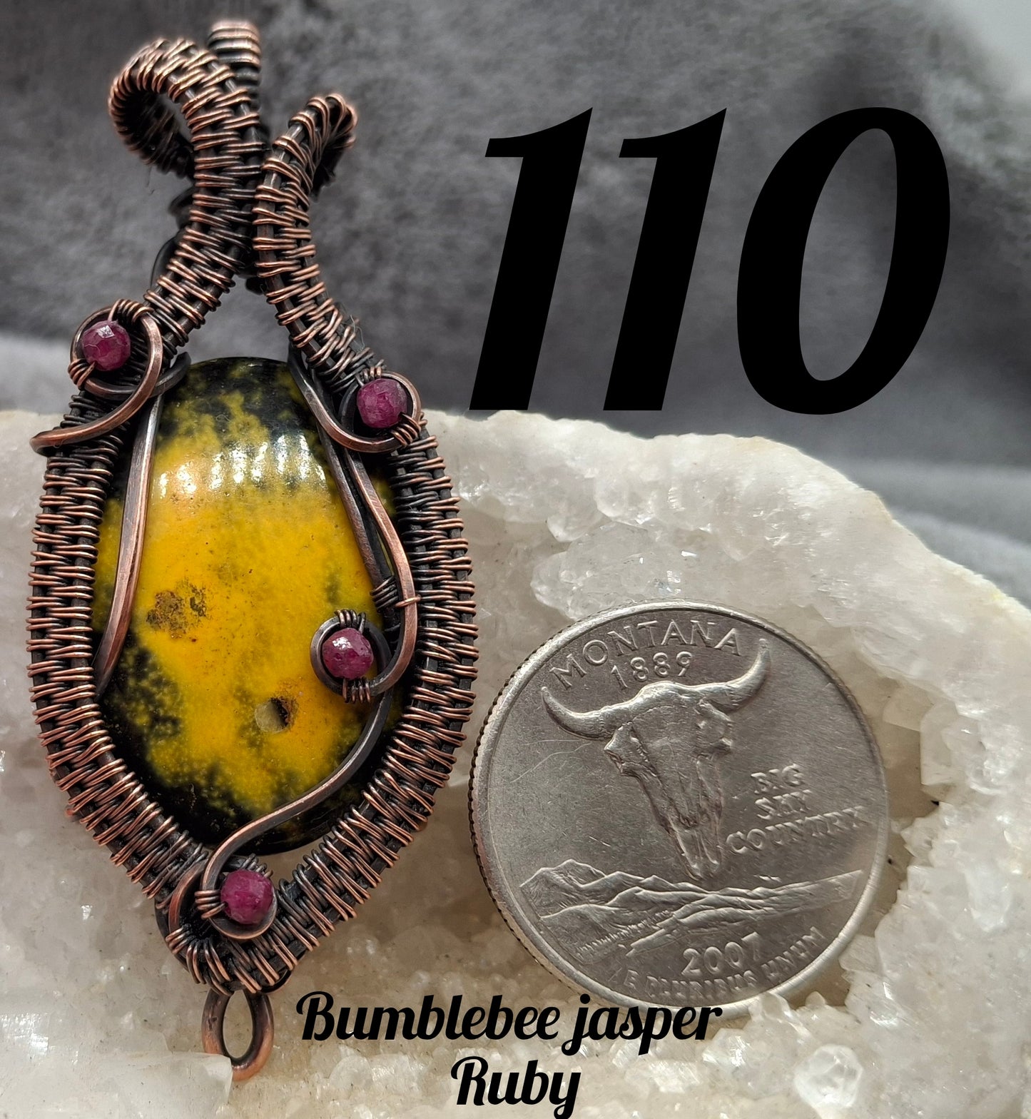 Bumblebee jasper and ruby