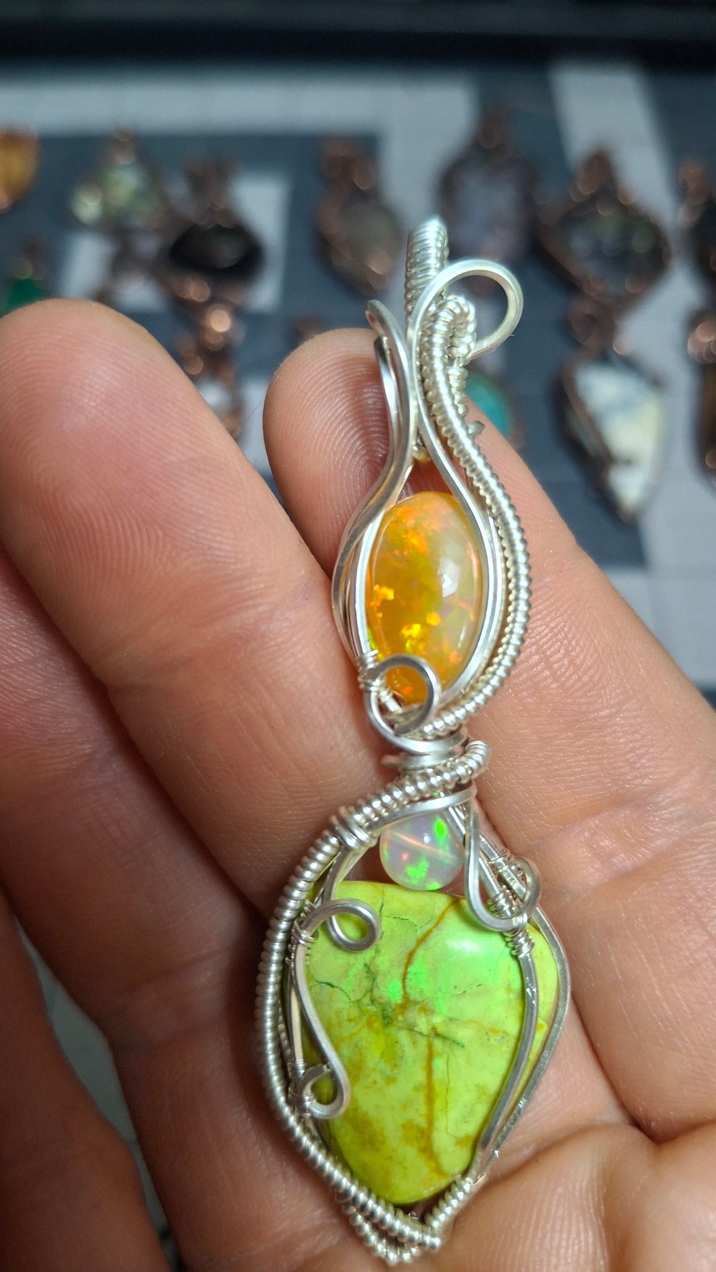 Opal and gaspeite