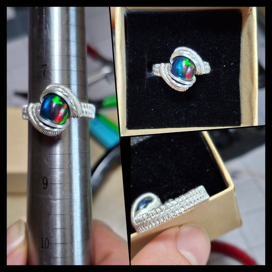Smoked opal SIZE 7.75