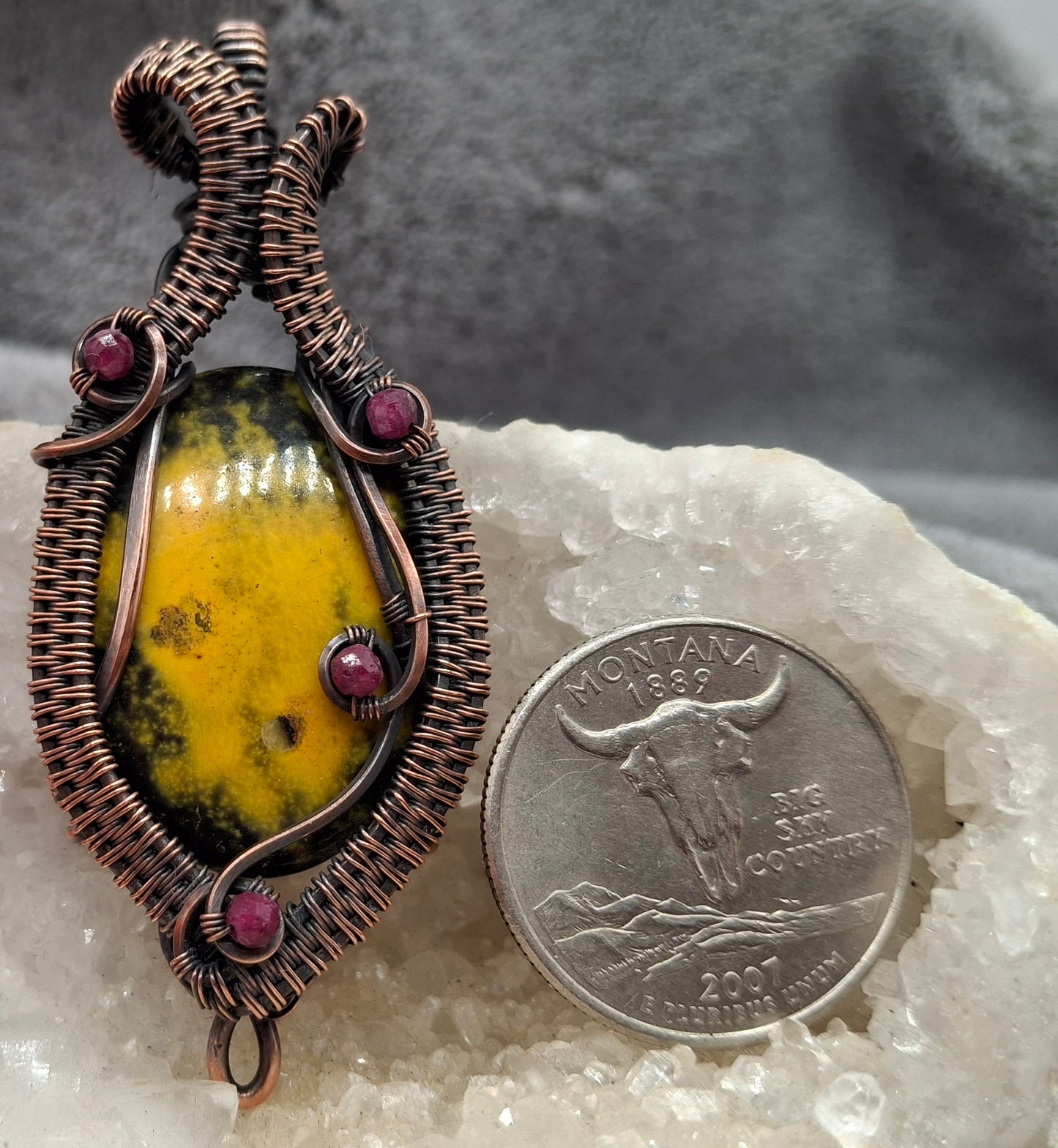 Bumblebee jasper and ruby