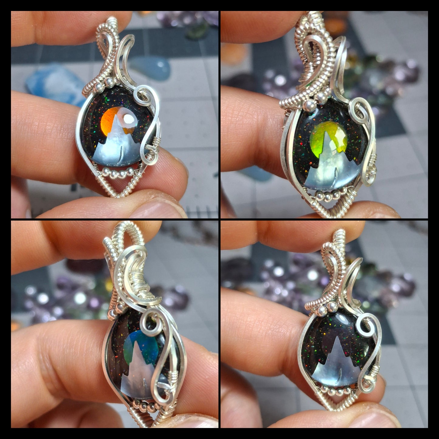 Aura opal triplet