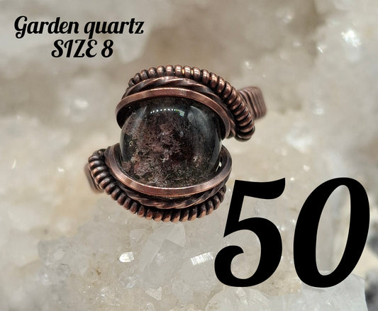 Garden quartz SIZE 8