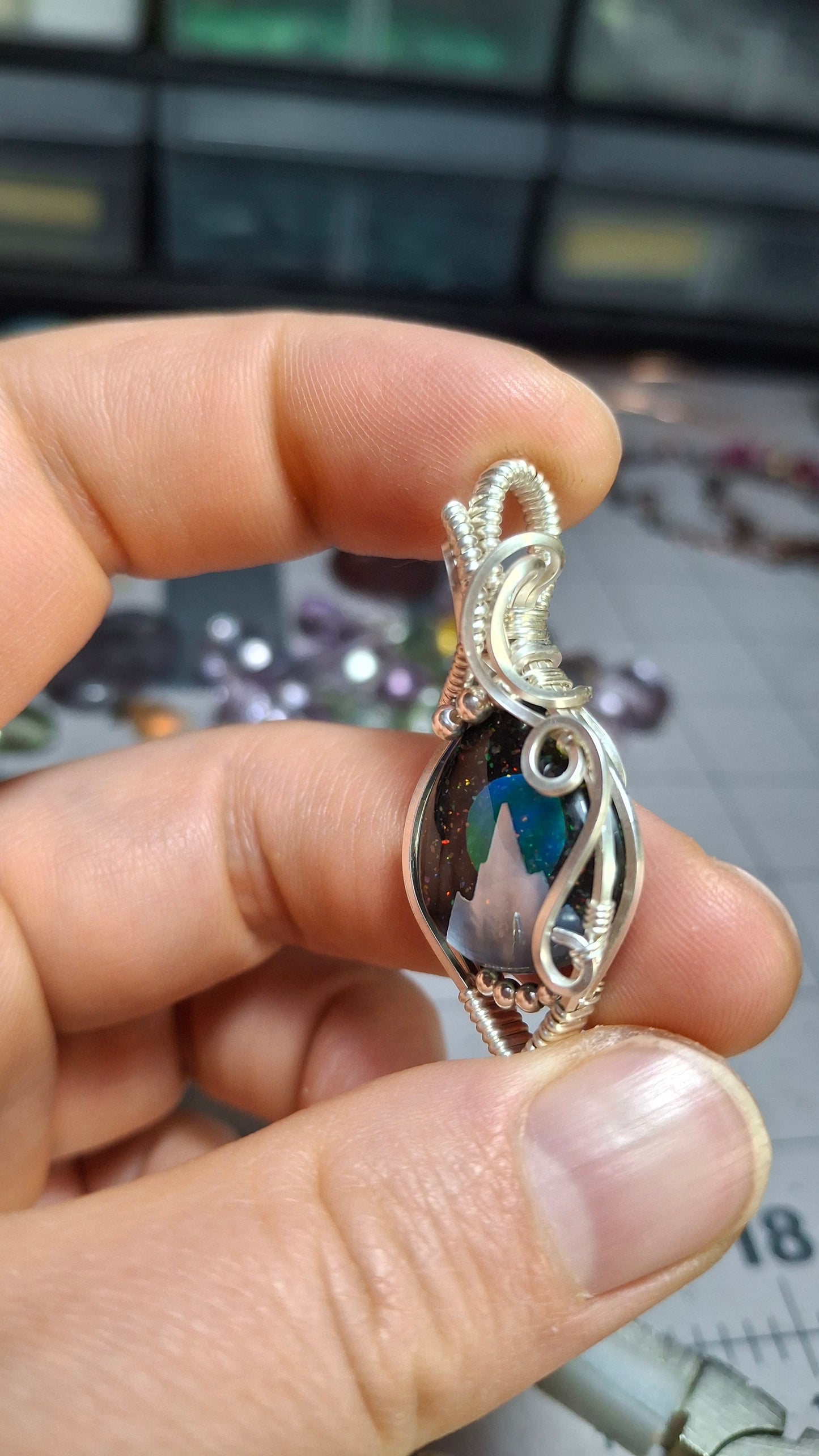 Aura opal triplet
