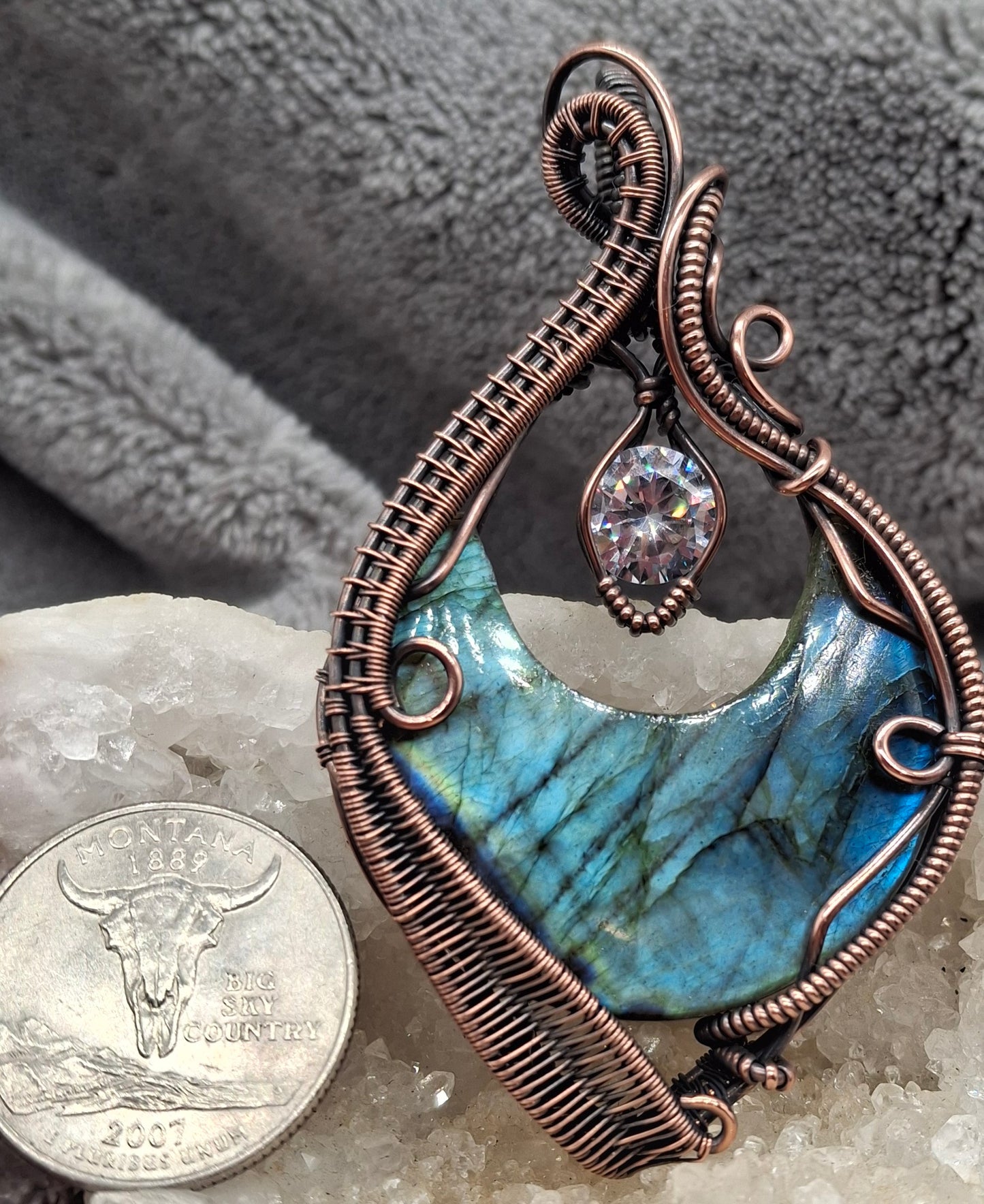 Labradorite and CZ