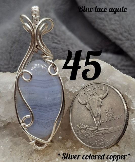 Blue lace agate