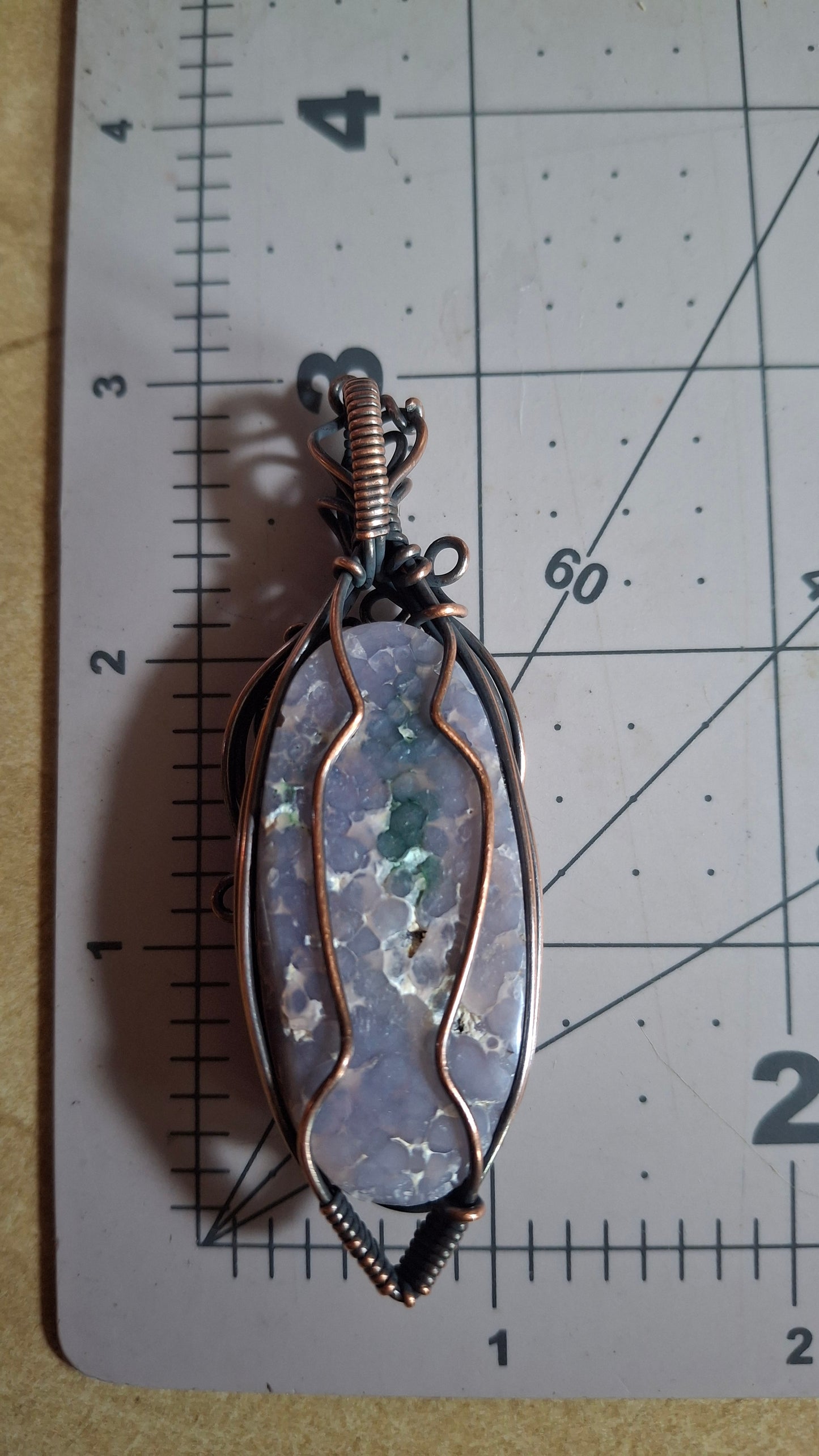Grape agate butterfly