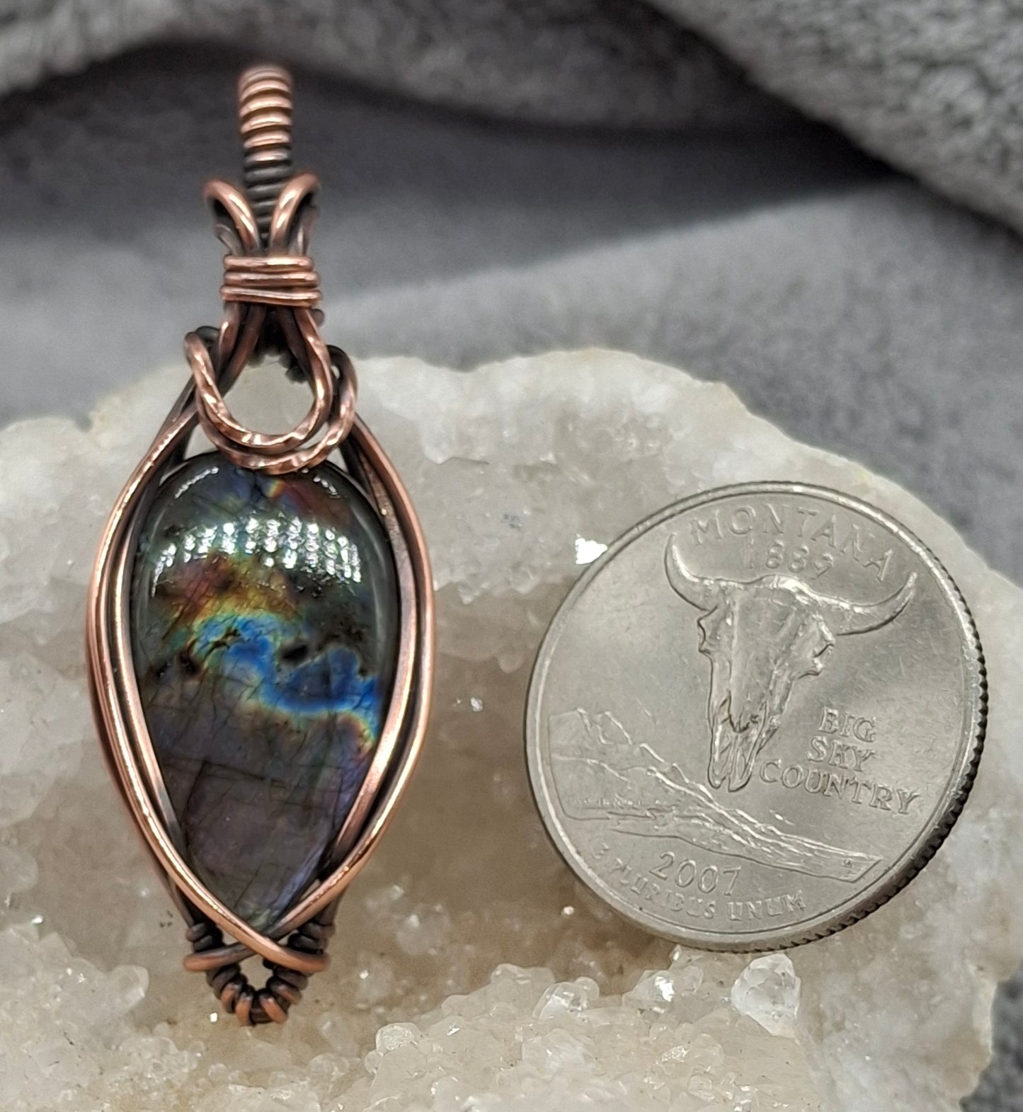Rainbow labradorite