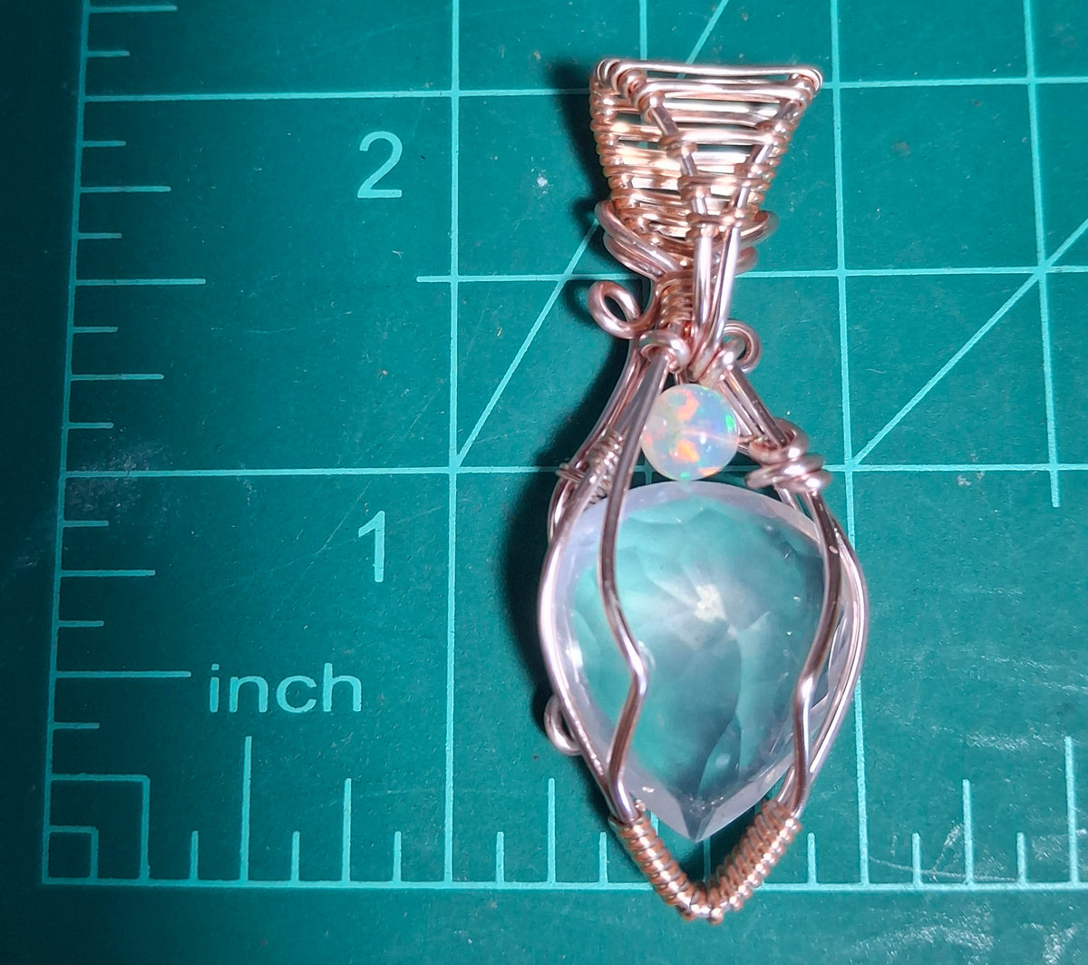 Rose quartz and Opal