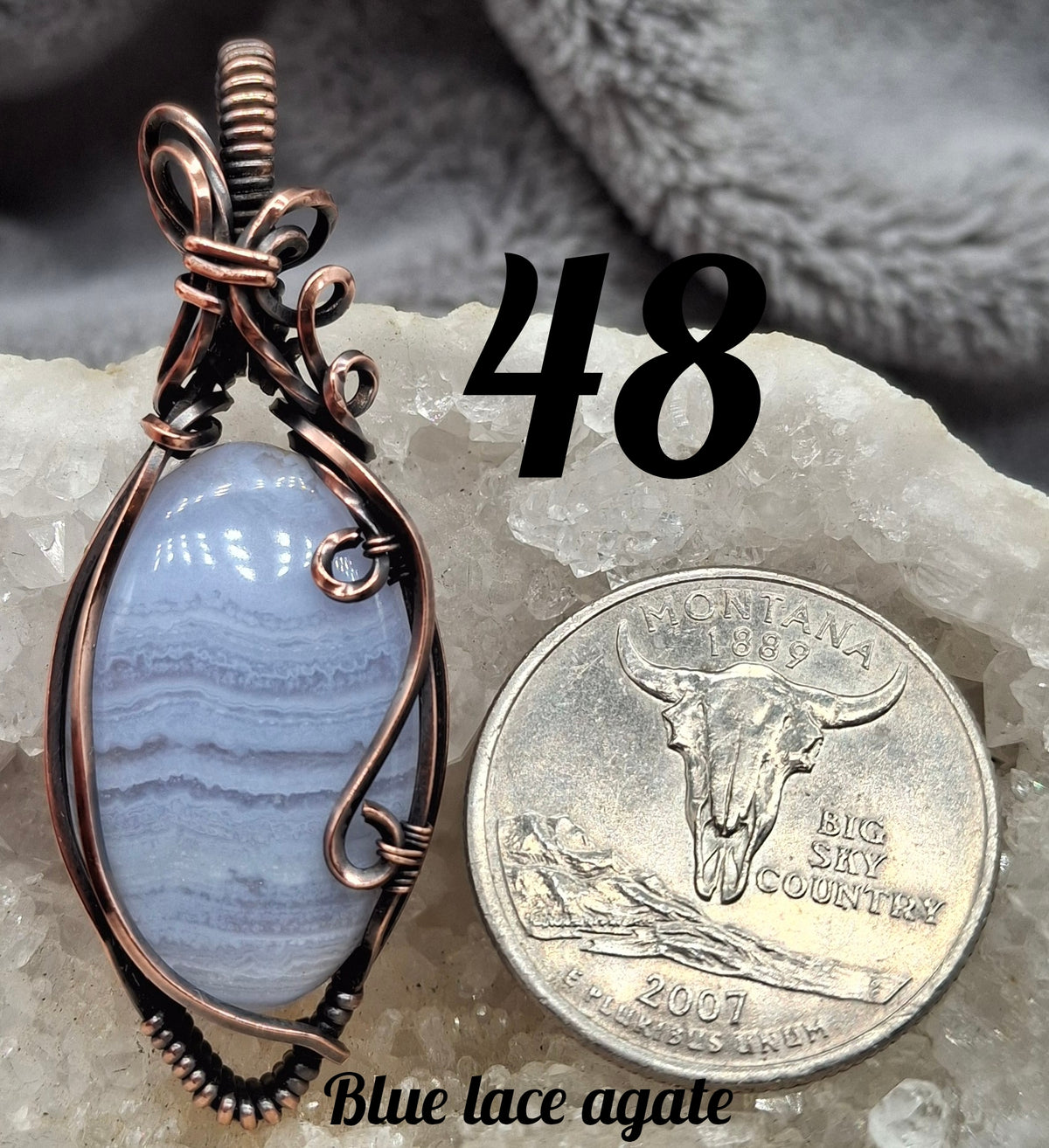 Blue lace agate