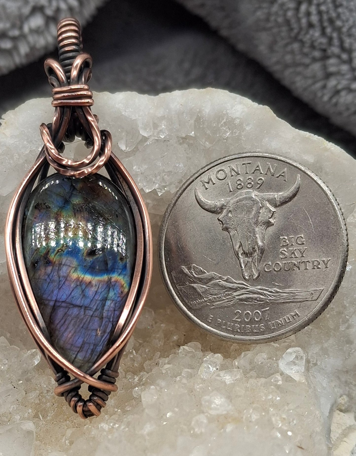 Rainbow labradorite