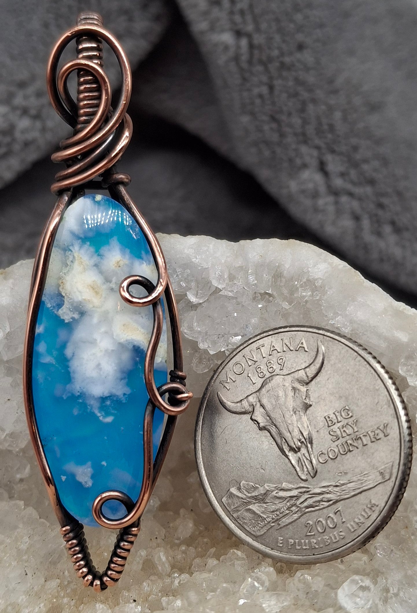 Aurora plume agate
